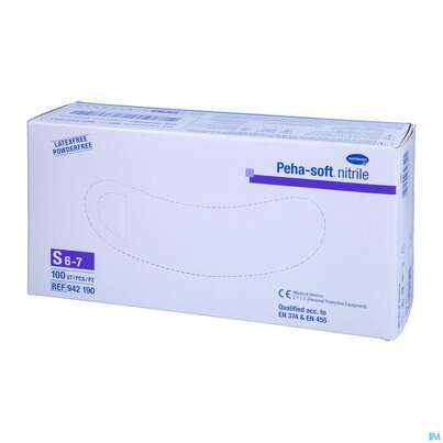 Untersuchungshandschuhe Peha/soft/puderfrei Nitrile Unsteril S 100st, A-Nr.: 3423362 - 02