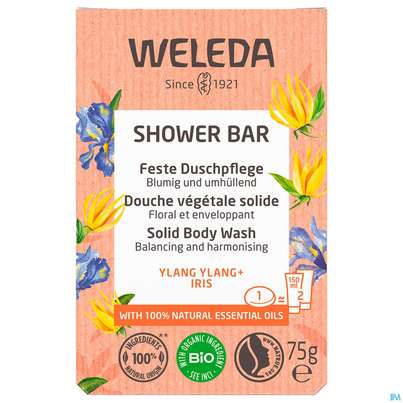 Weleda Feste Duschpflege Ylang Ylang +iris 75g, A-Nr.: 5565244 - 01